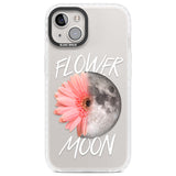 Flower Moon Clear Impact Phone Case for iPhone 13, iPhone 14, iPhone 15