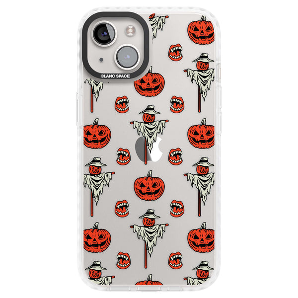 Retro Red Pumpkins & Scarecrows
