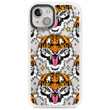 Fierce Jungle Tigers Clear Impact Phone Case for iPhone 13, iPhone 14, iPhone 15