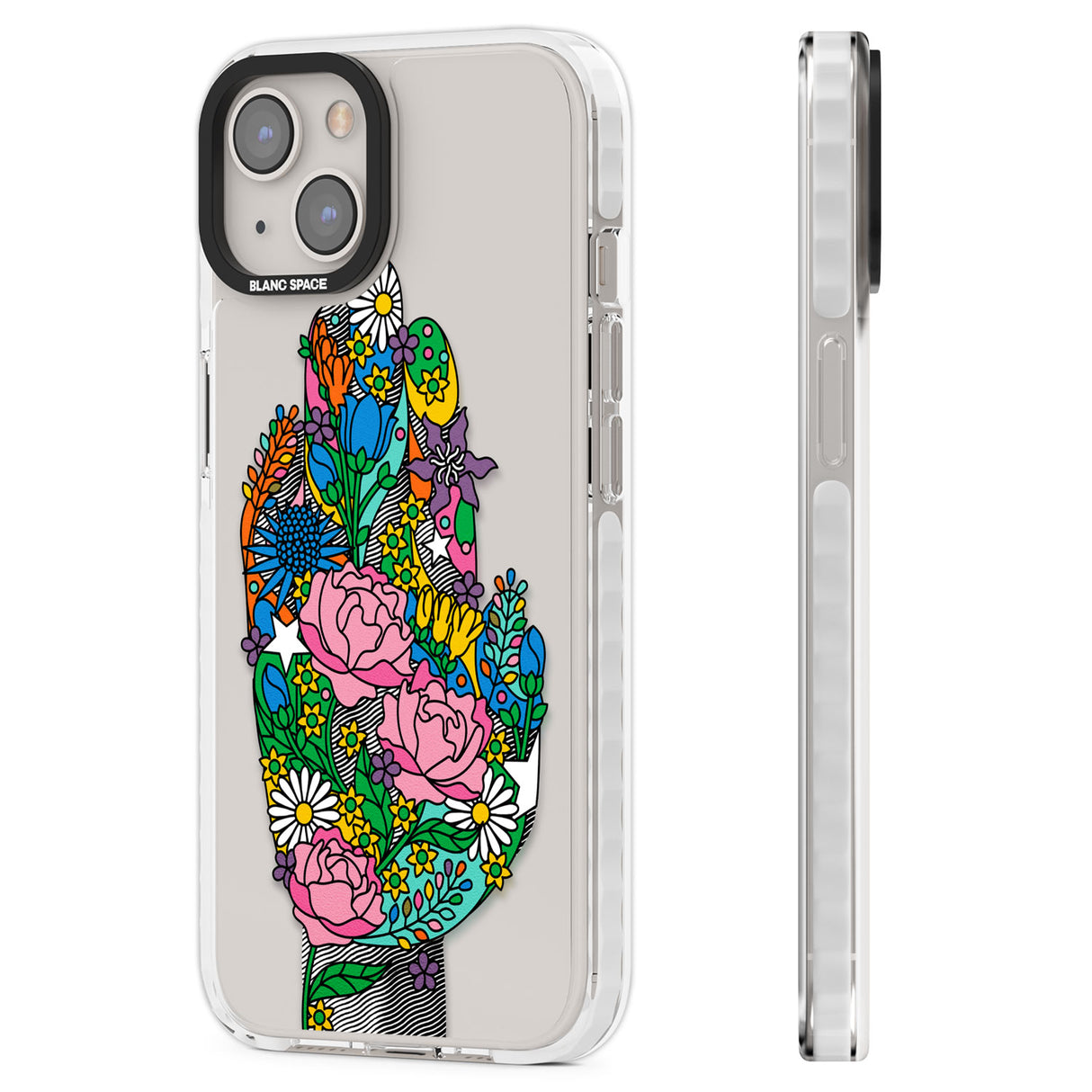 Garden Touch Clear Impact Phone Case for iPhone 13, iPhone 14, iPhone 15