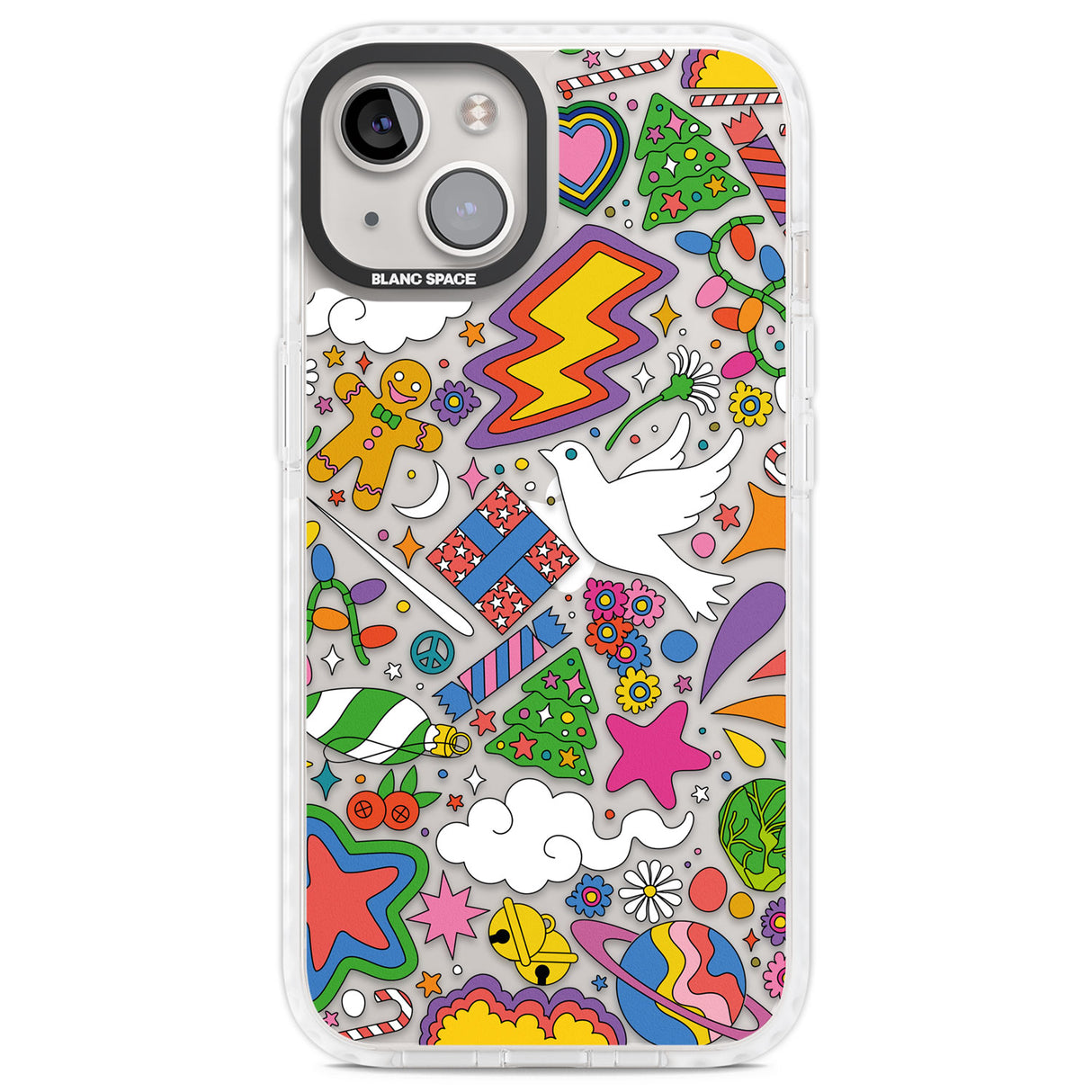Whimsical Wonderland Clear Impact Phone Case for iPhone 13, iPhone 14, iPhone 15