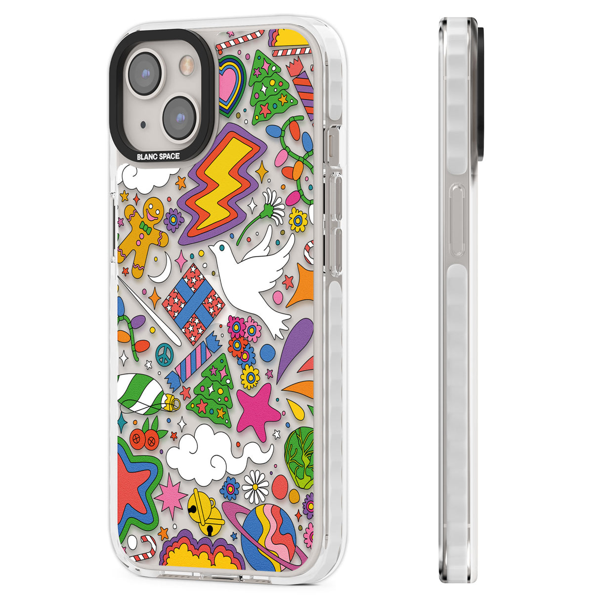 Whimsical Wonderland Clear Impact Phone Case for iPhone 13, iPhone 14, iPhone 15