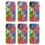 Multicolour Liberty Pattern Clear Impact Phone Case for iPhone 13, iPhone 14, iPhone 15