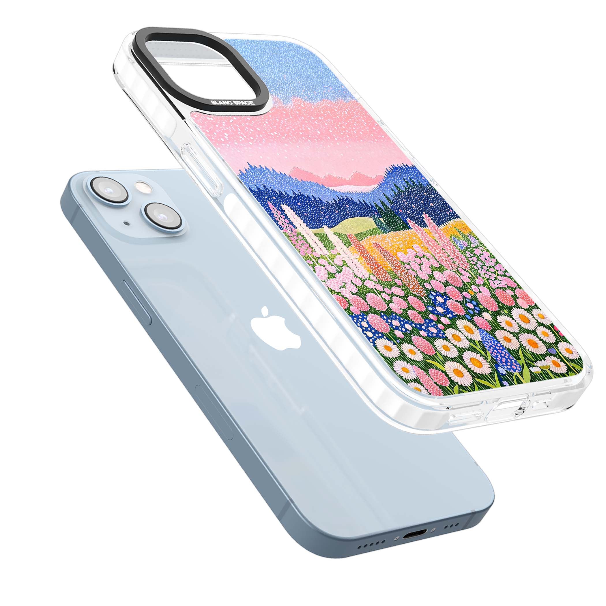 Valley Horizon cottagecore iPhone case | Clear Impact case for iPhone 13, iPhone 14, iPhone 15