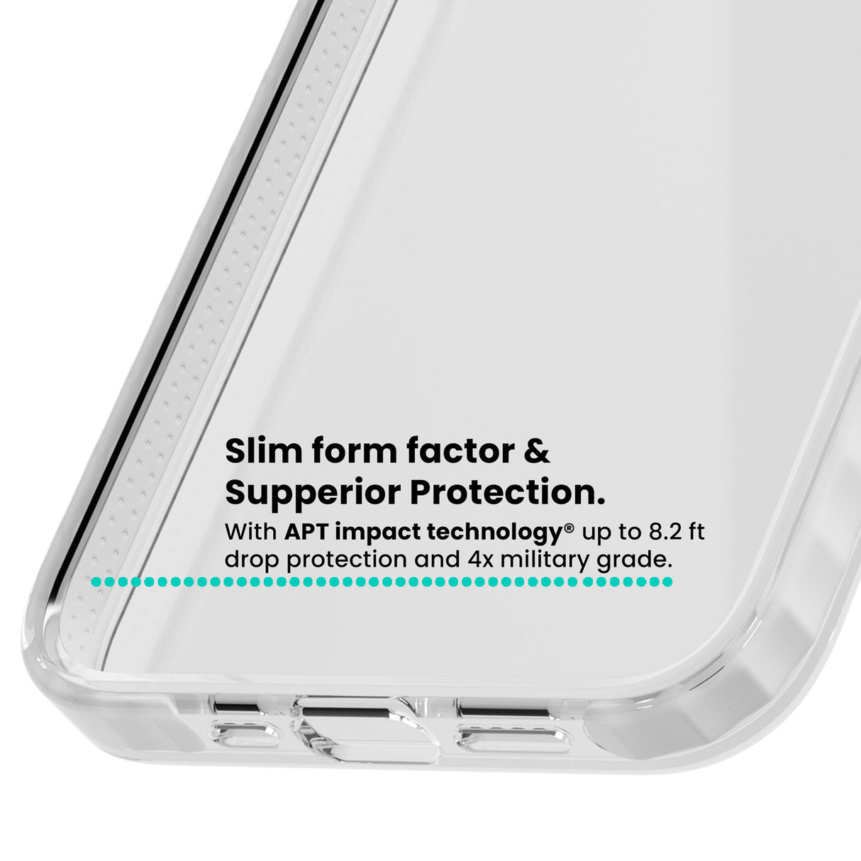 Iridescent De Milo Clear Impact Phone Case for iPhone 13, iPhone 14, iPhone 15