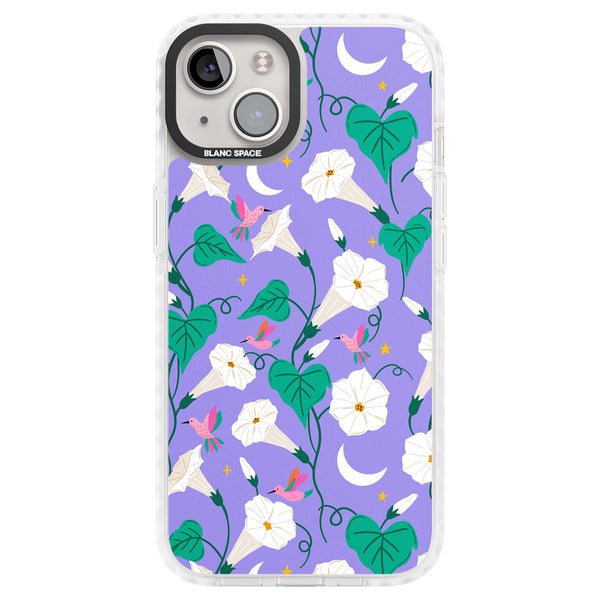 White Tulips on Purple