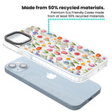 Small Flower Mix Clear Impact Phone Case for iPhone 13, iPhone 14, iPhone 15