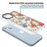 Vintage Vines & Flowers Clear Impact Phone Case for iPhone 13, iPhone 14, iPhone 15