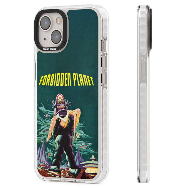 Forbidden Planet Poster Clear Impact Phone Case for iPhone 13, iPhone 14, iPhone 15