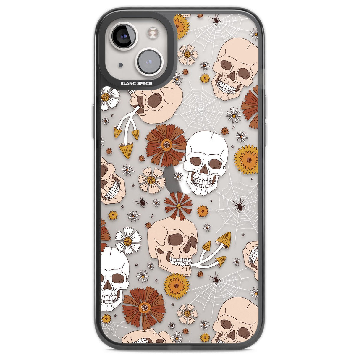 Halloween Skulls and FlowersPhone Case for iPhone 14 Plus