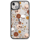 Halloween Skulls and FlowersPhone Case for iPhone 14 Plus