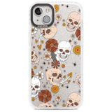 Halloween Skulls and FlowersPhone Case for iPhone 14 Plus