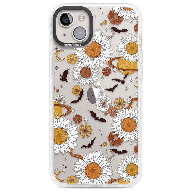 Halloween Skulls and FlowersPhone Case for iPhone 14 Plus