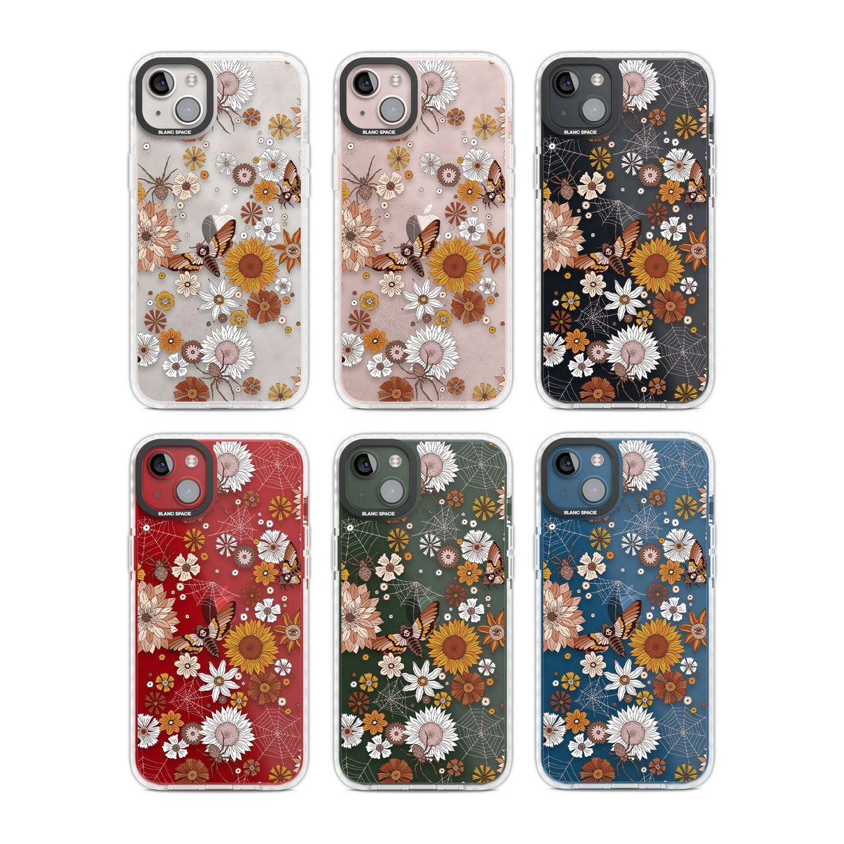 Halloween Skulls and FlowersPhone Case for iPhone 14 Plus