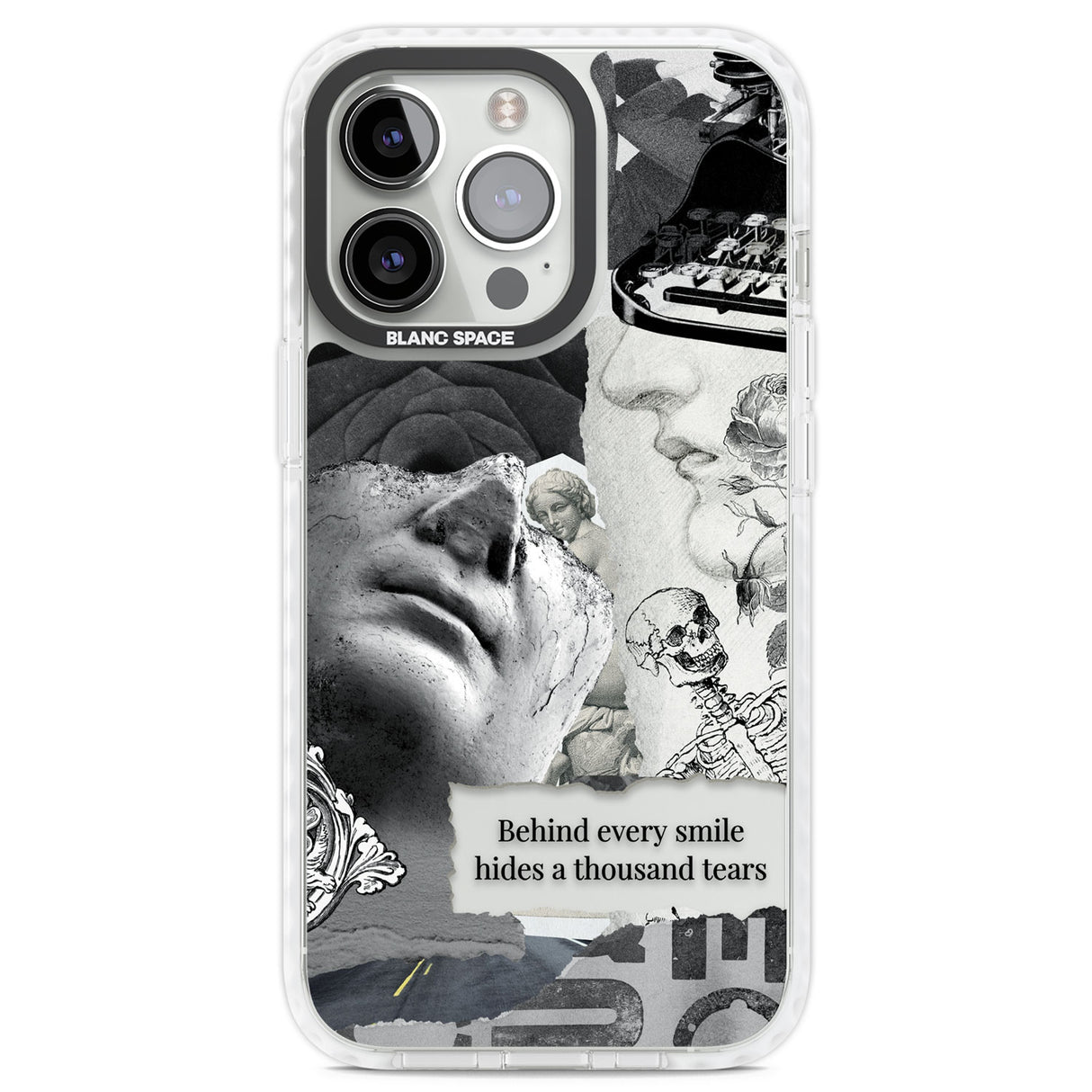 Behind Every Smile Clear Impact Phone Case for iPhone 13 Pro, iPhone 14 Pro, iPhone 15 Pro