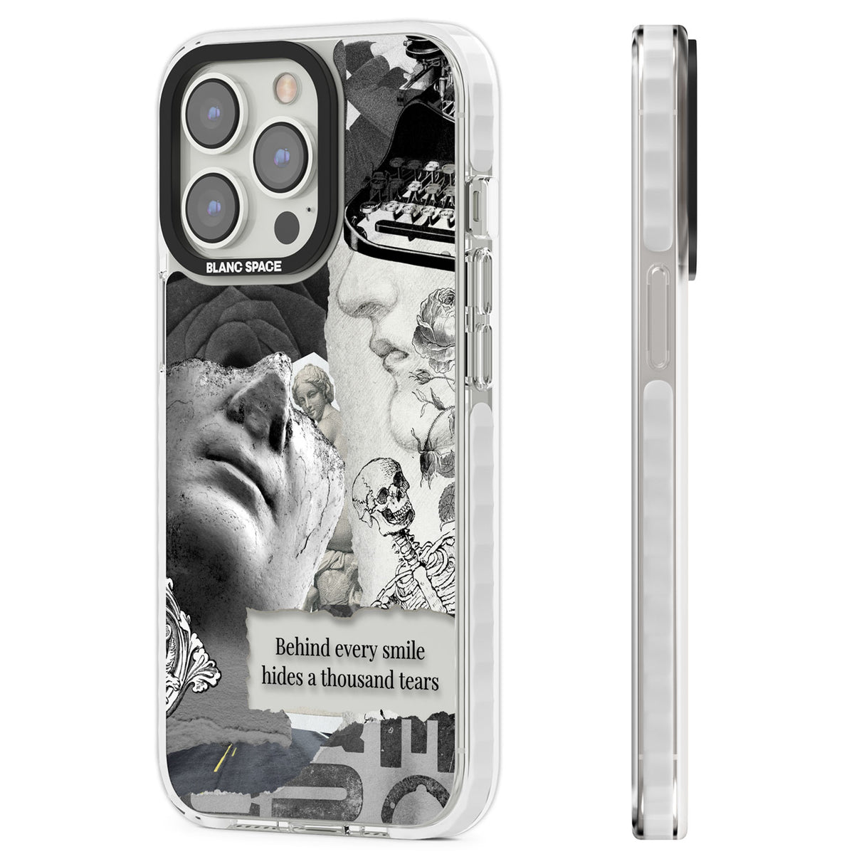 Behind Every Smile Clear Impact Phone Case for iPhone 13 Pro, iPhone 14 Pro, iPhone 15 Pro