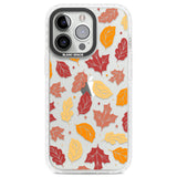 Autumn Leaves Clear Impact Phone Case for iPhone 13 Pro, iPhone 14 Pro, iPhone 15 Pro