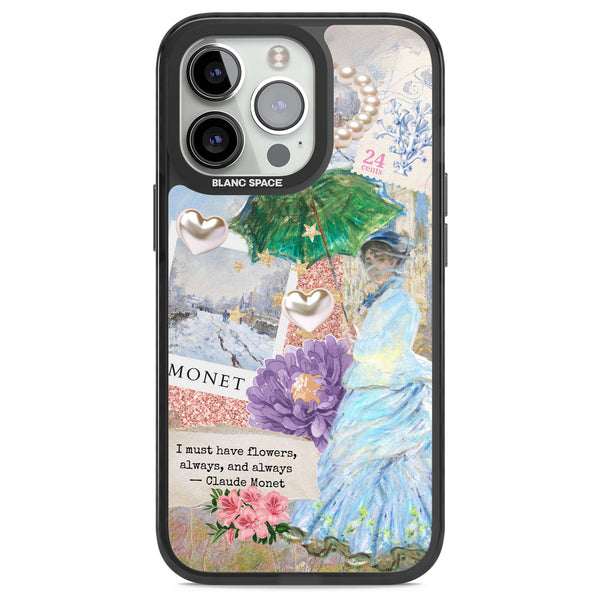 Monet 'Must Have Flowers' Collage