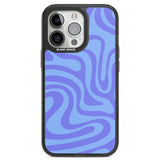 Tranquil Waves Black Impact Phone Case for iPhone 13 Pro, iPhone 14 Pro, iPhone 15 Pro