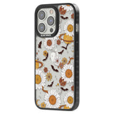 Halloween Skulls and FlowersPhone Case for iPhone 14 Pro