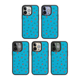 Blue Heartstopper Stars Pattern Phone Case for iPhone 14 Pro