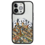 Paris Black Impact Phone Case for iPhone 13 Pro, iPhone 14 Pro, iPhone 15 Pro