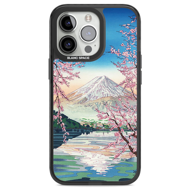 Mt. Fuji from Lake Kawaguchi Black Impact Phone Case for iPhone 13 Pro, iPhone 14 Pro, iPhone 15 Pro