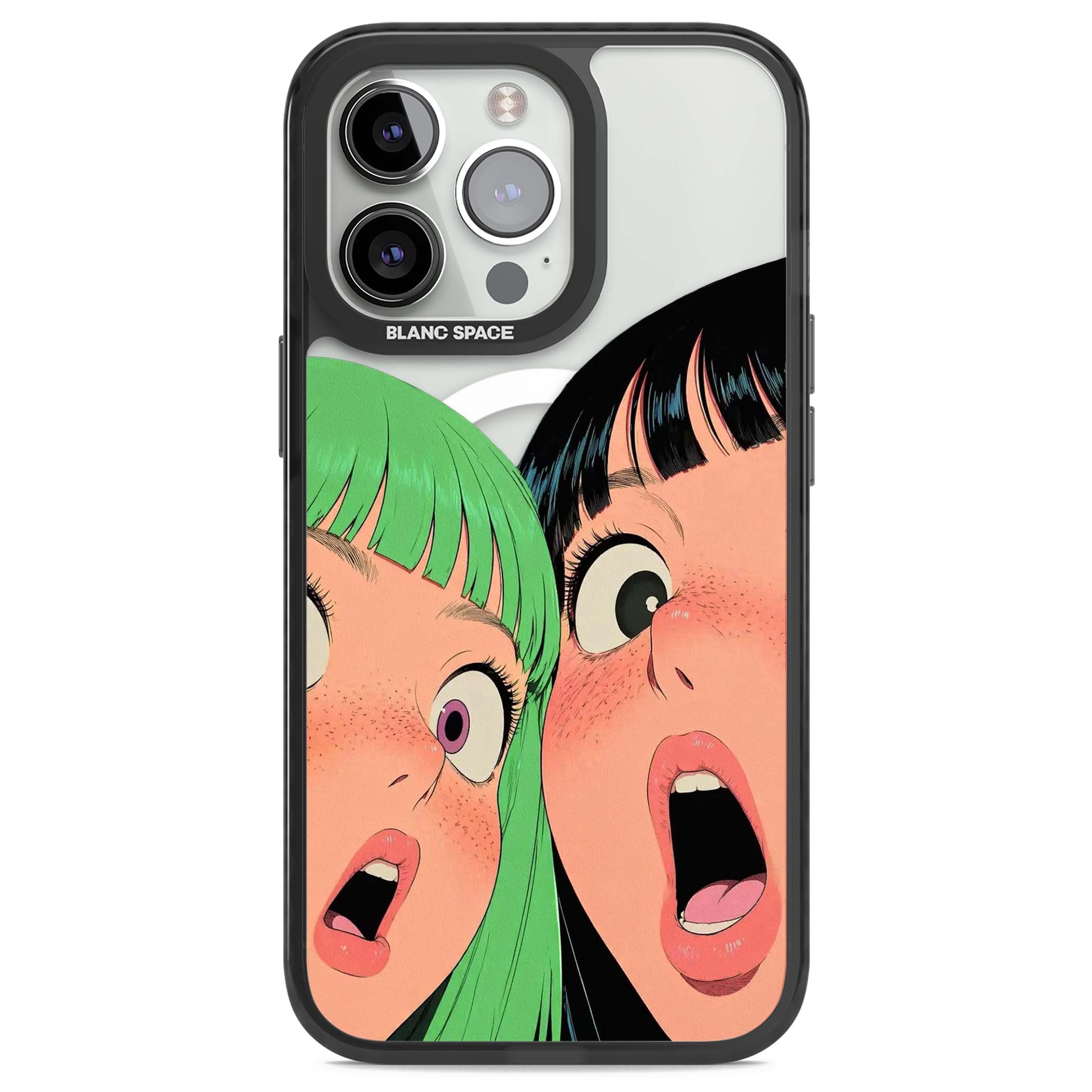 Gasp for her iPhone case | Black Impact Magsafe case for iPhone 13 Pro, iPhone 14 Pro, iPhone 15 Pro