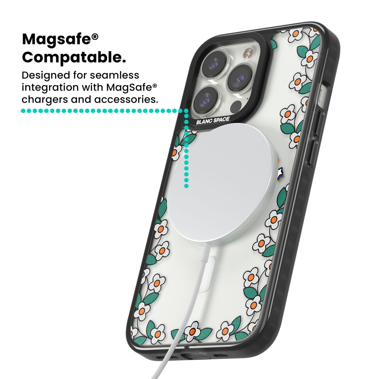Summer Bummer Magsafe Black Impact Phone Case for iPhone 13 Pro, iPhone 14 Pro, iPhone 15 Pro