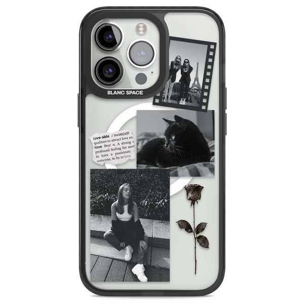 Personalised Black & White Scrapbook Photos