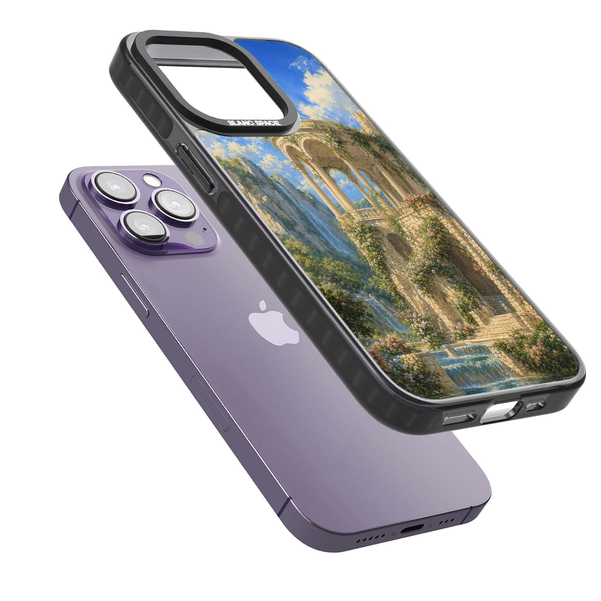 Palace Pavilion fairycore iPhone case | Black Impact Magsafe case for iPhone 13 Pro, iPhone 14 Pro, iPhone 15 Pro