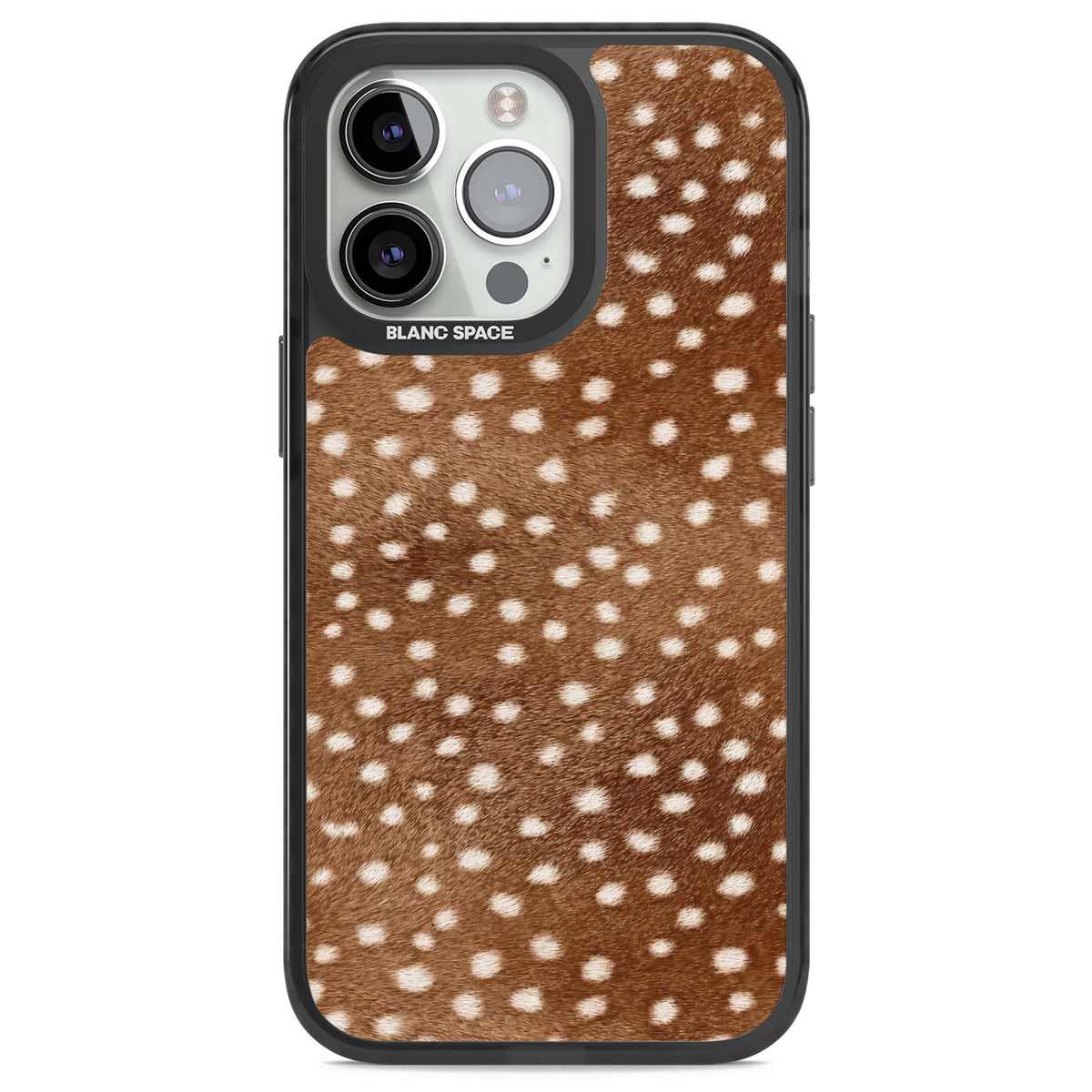 Deer Print animals iPhone case | Black Impact Magsafe case for iPhone 13 Pro, iPhone 14 Pro, iPhone 15 Pro