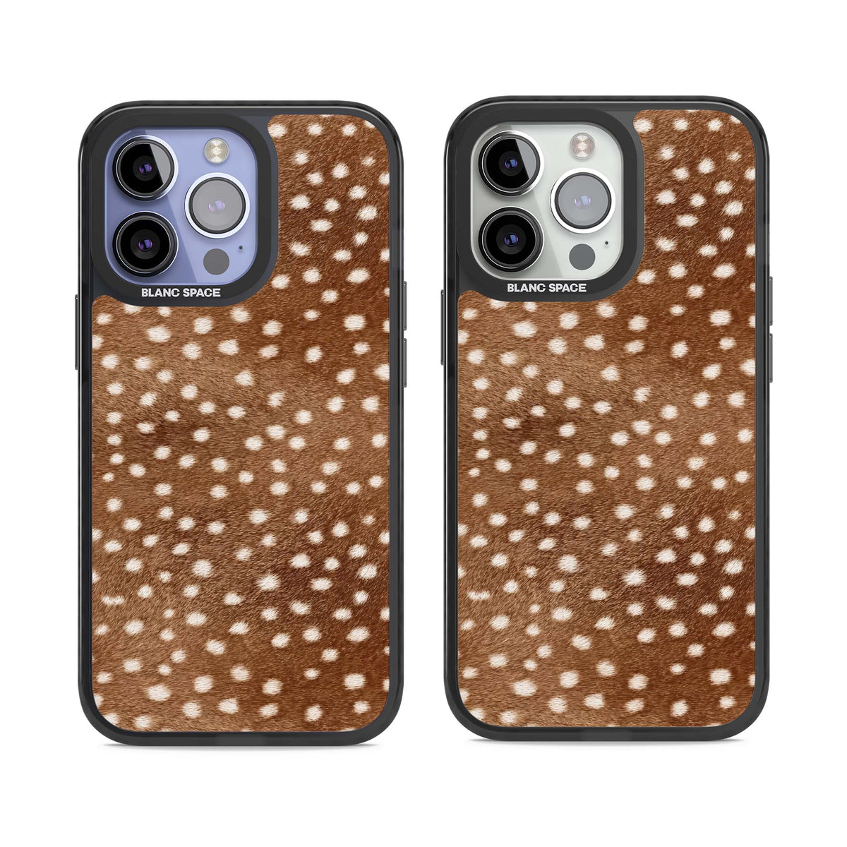 Deer Print animals iPhone case | Black Impact Magsafe case for iPhone 13 Pro, iPhone 14 Pro, iPhone 15 Pro