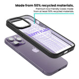 Happy Place (Purple) Magsafe Black Impact Phone Case for iPhone 13 Pro, iPhone 14 Pro, iPhone 15 Pro