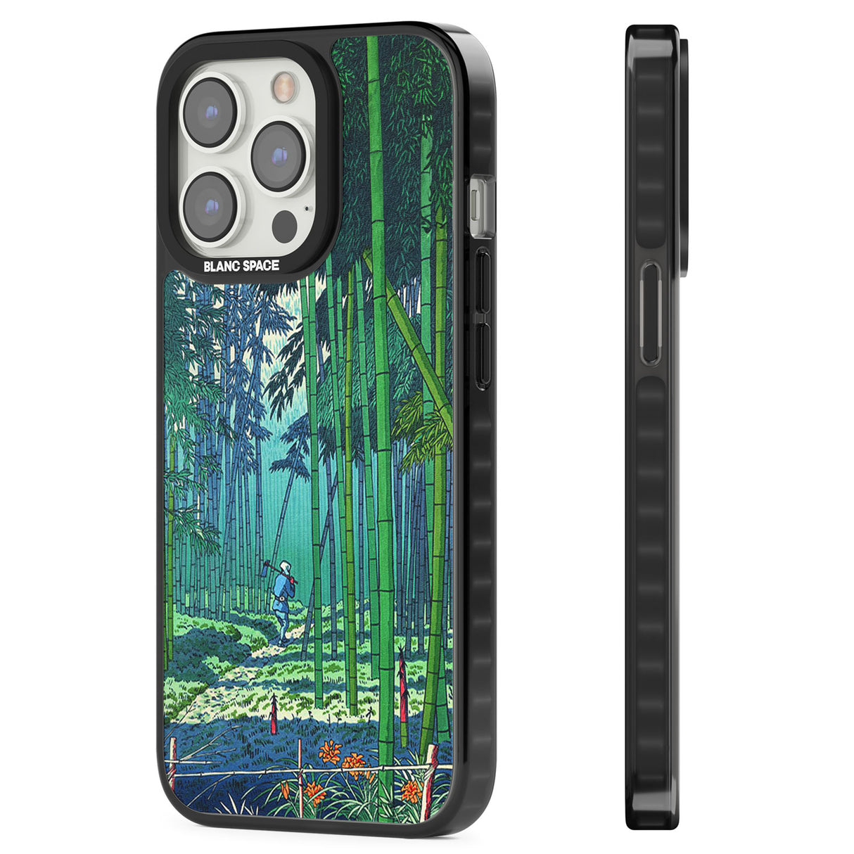 Bamboo Grove of Saga Magsafe Black Impact Phone Case for iPhone 13 Pro, iPhone 14 Pro, iPhone 15 Pro