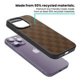 CHOCOLATE CHECKERED Magsafe Black Impact Phone Case for iPhone 13 Pro, iPhone 14 Pro, iPhone 15 Pro