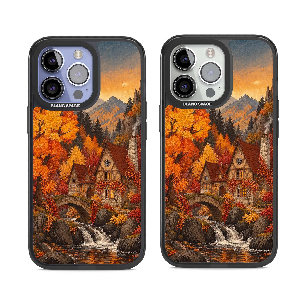 Auburn Cottage iPhone case | Black Impact Magsafe case for iPhone 13 Pro, iPhone 14 Pro, iPhone 15 Pro