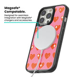 Sweet Hearts (Sunset) Magsafe Black Impact Phone Case for iPhone 13 Pro, iPhone 14 Pro, iPhone 15 Pro