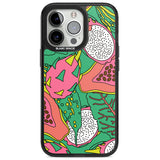 Psychedelic Salad Magsafe Black Impact Phone Case for iPhone 13 Pro, iPhone 14 Pro, iPhone 15 Pro