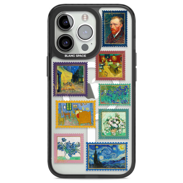 Coloured Vintage Art Stamps