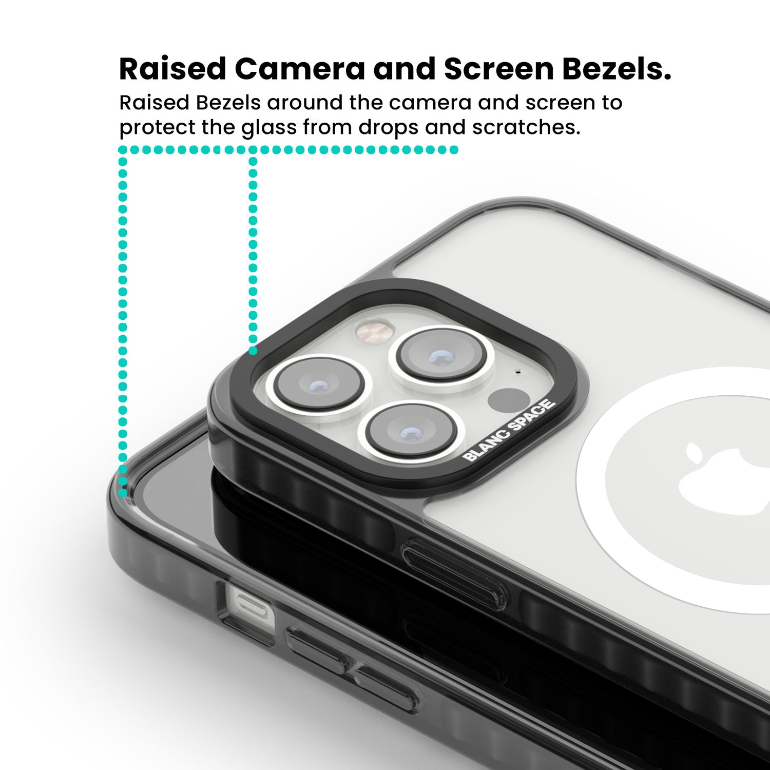 Star Boogie stars aesthetic iPhone case featuring five yellow hand-painted stars on cobalt blue and teal | Black Impact Magsafe case for iPhone 13 Pro, iPhone 14 Pro, iPhone 15 Pro