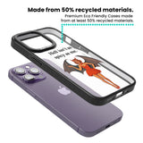 Hell Isn't As Spicy As Me Magsafe Black Impact Phone Case for iPhone 13 Pro, iPhone 14 Pro, iPhone 15 Pro