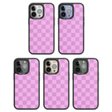 BUBBLEGUM CHECKERED Black Impact Phone Case for iPhone 13 Pro, iPhone 14 Pro, iPhone 15 Pro