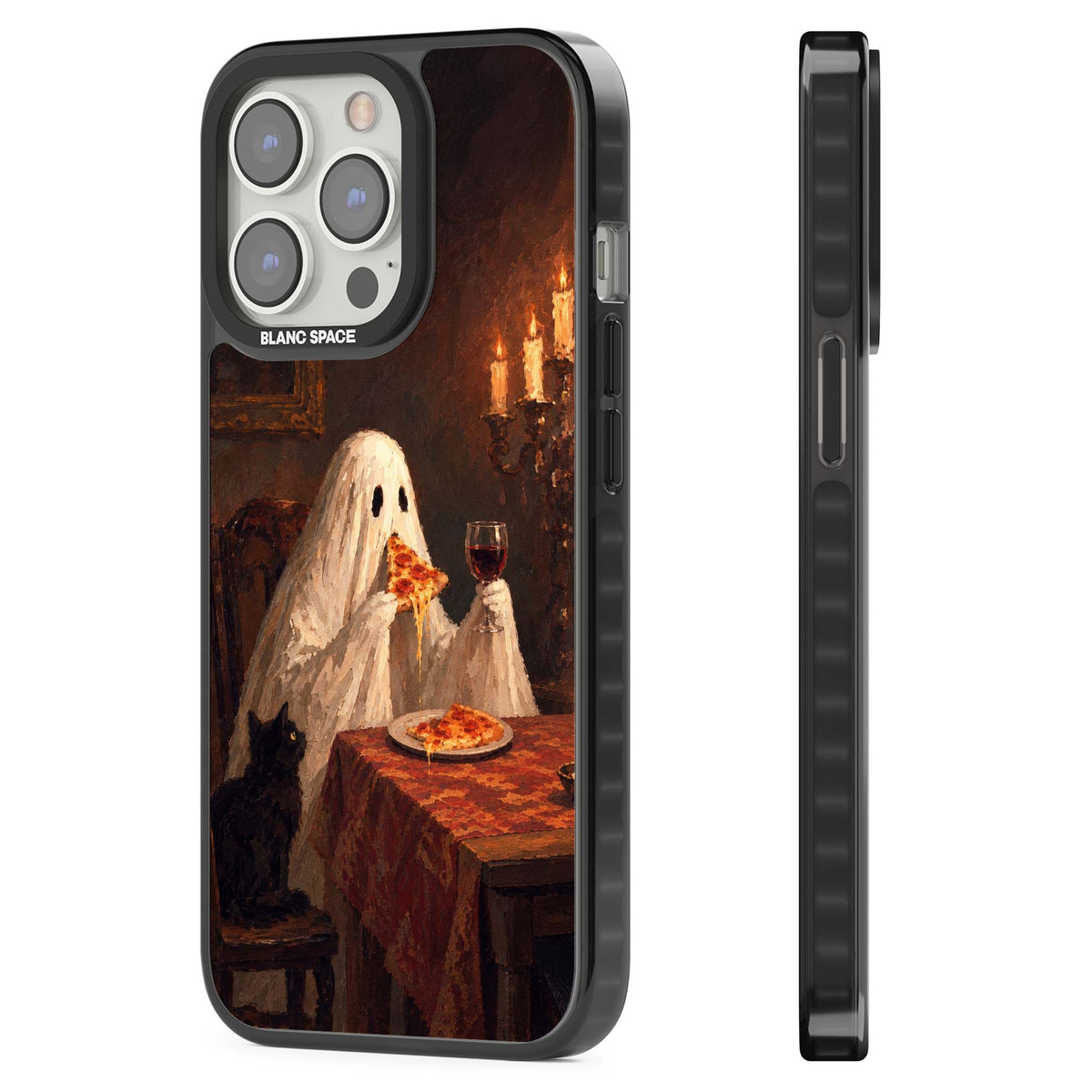Lonely Night In art iPhone case | Black Impact case for iPhone 13 Pro, iPhone 14 Pro, iPhone 15 Pro