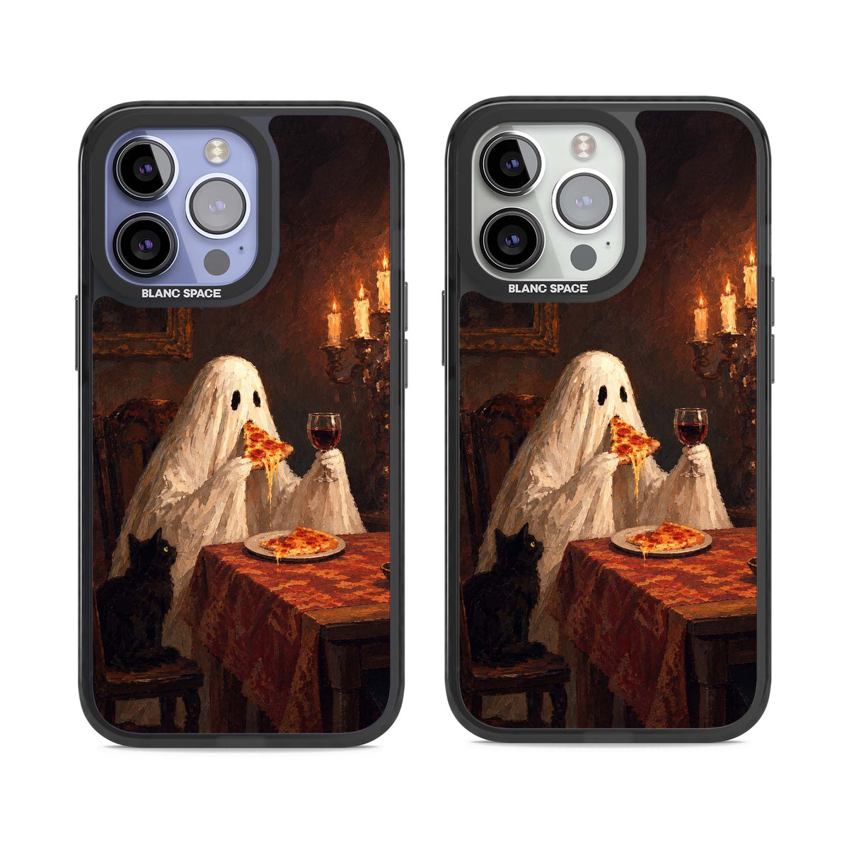 Lonely Night In art iPhone case | Black Impact case for iPhone 13 Pro, iPhone 14 Pro, iPhone 15 Pro