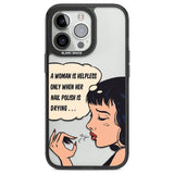 Drying Nails - Pop Art Black Impact Phone Case for iPhone 13 Pro, iPhone 14 Pro, iPhone 15 Pro