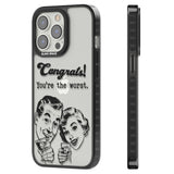 Congrats! You're the worst Black Impact Phone Case for iPhone 13 Pro, iPhone 14 Pro, iPhone 15 Pro