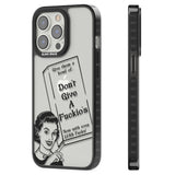 "Don't Give a F*ckio's" Cereal Black Impact Phone Case for iPhone 13 Pro, iPhone 14 Pro, iPhone 15 Pro