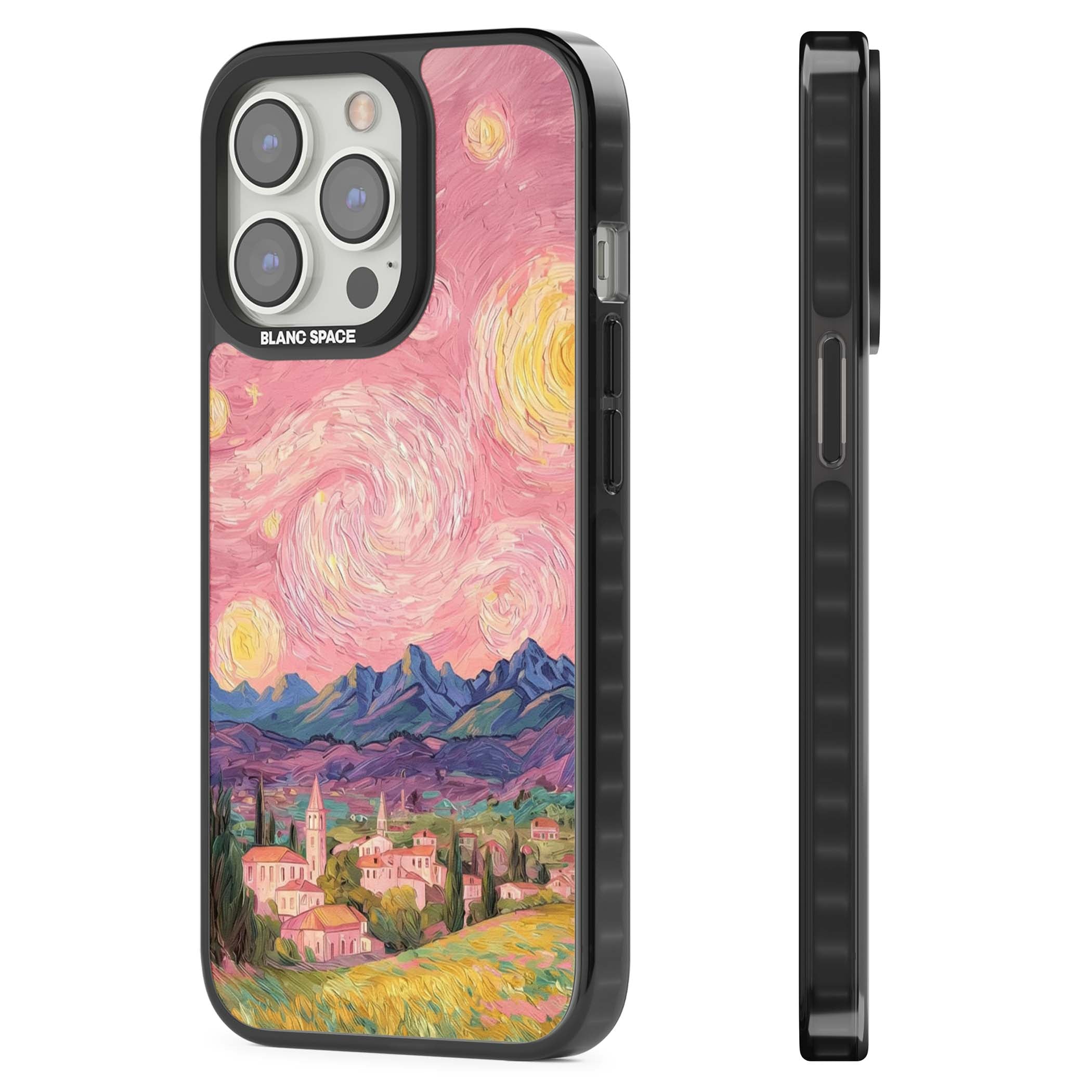 The Starry Sunset for her iPhone case | Black Impact case for iPhone 13 Pro, iPhone 14 Pro, iPhone 15 Pro