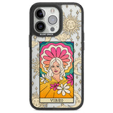 Celestial Zodiac - Virgo Black Impact Phone Case for iPhone 13 Pro, iPhone 14 Pro, iPhone 15 Pro